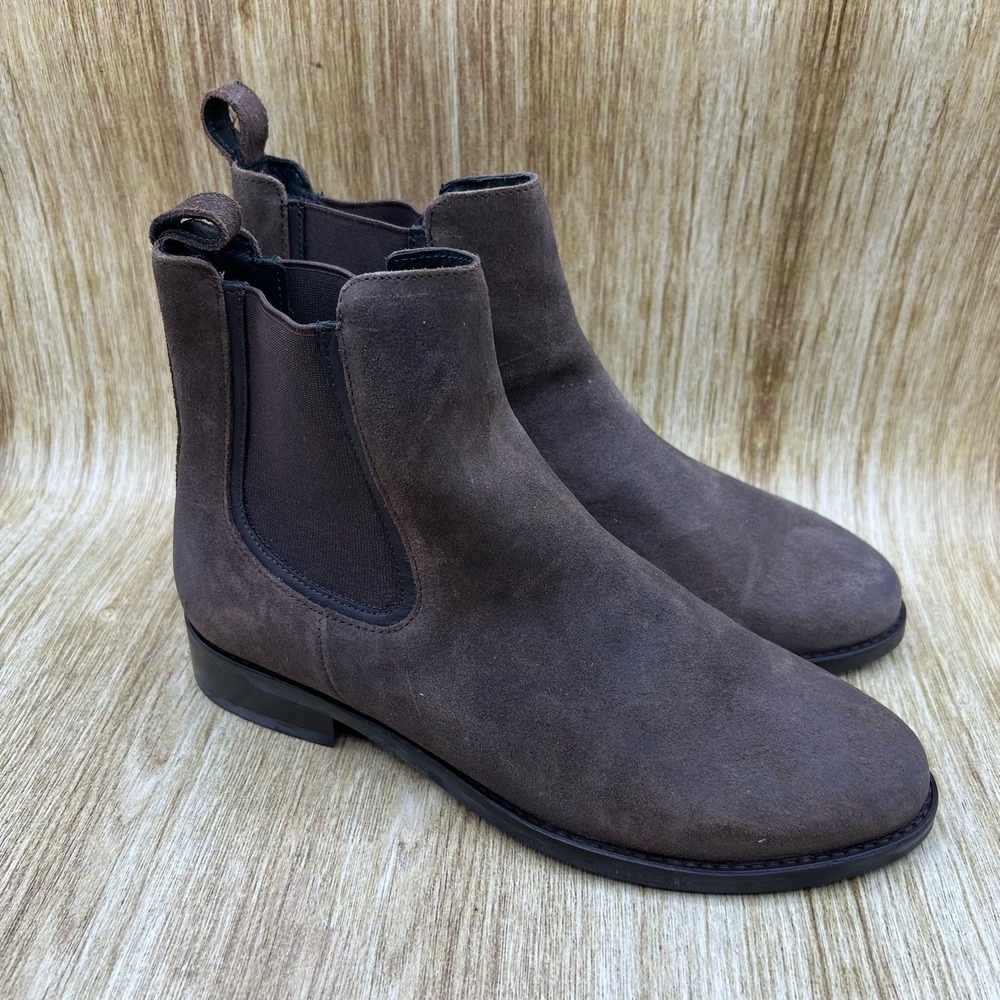 Thursday Boot Company Duchess Chelsea Boots Womens Size 8.5 Brown Suede Everyday